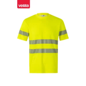 Camiseta manga corta Velilla 305508 Amarillo flúor, vista frontal