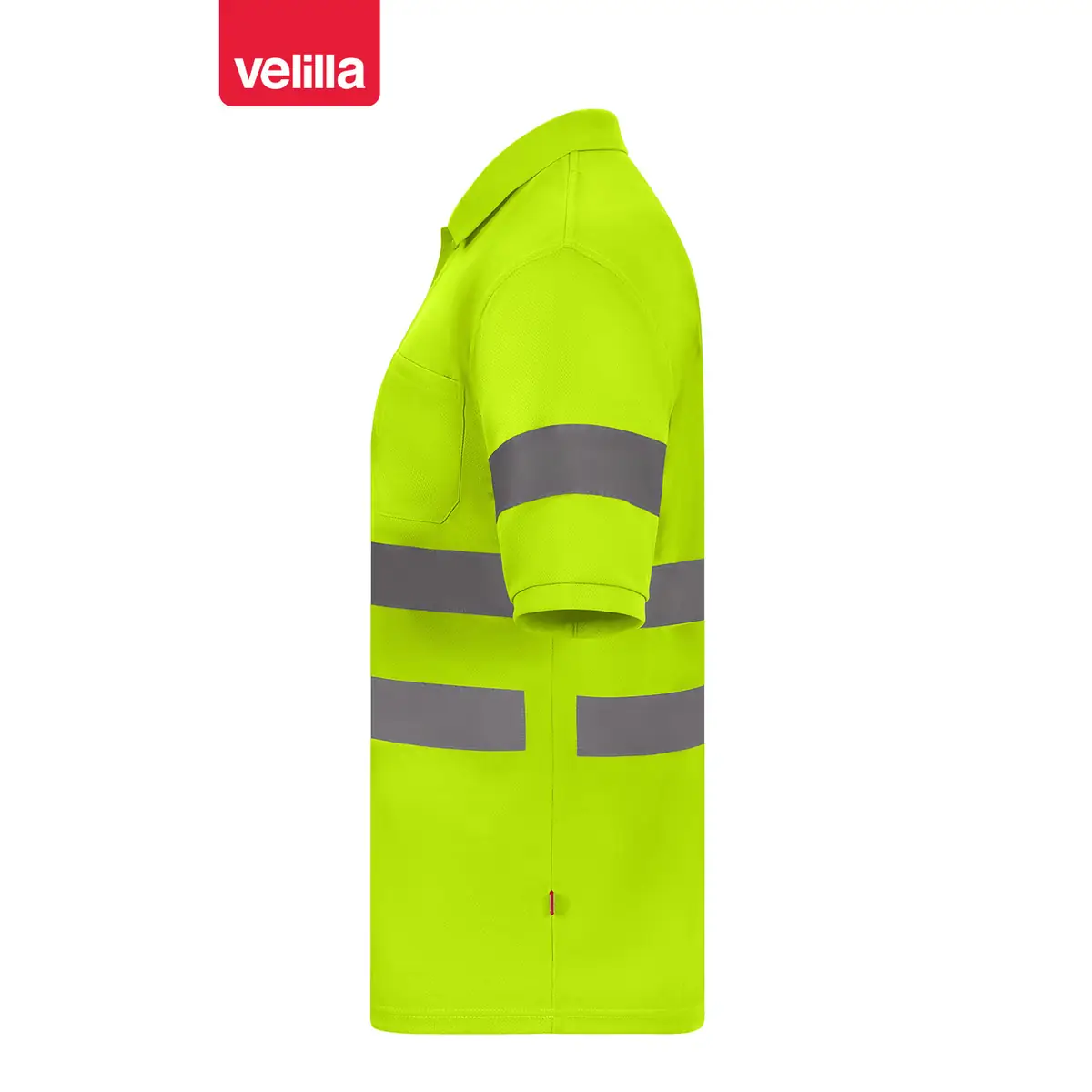 Polo alta visibilidad Velilla 305510 2 Polo de alta visibilidad Velilla 305510 amarillo flúor, vista lateral