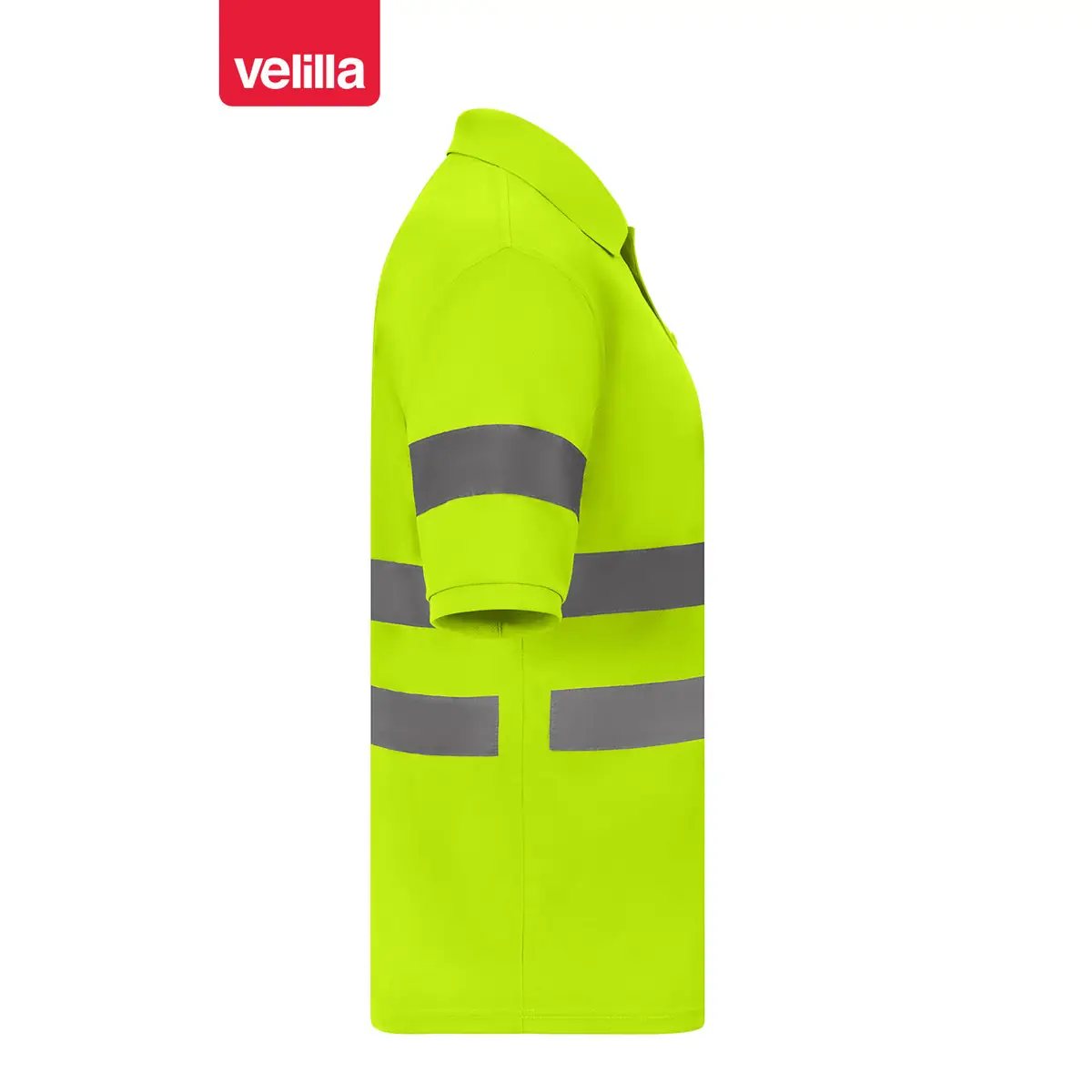 Polo alta visibilidad Velilla 305510 3 Polo de alta visibilidad Velilla 305510 amarillo flúor, vista lateral