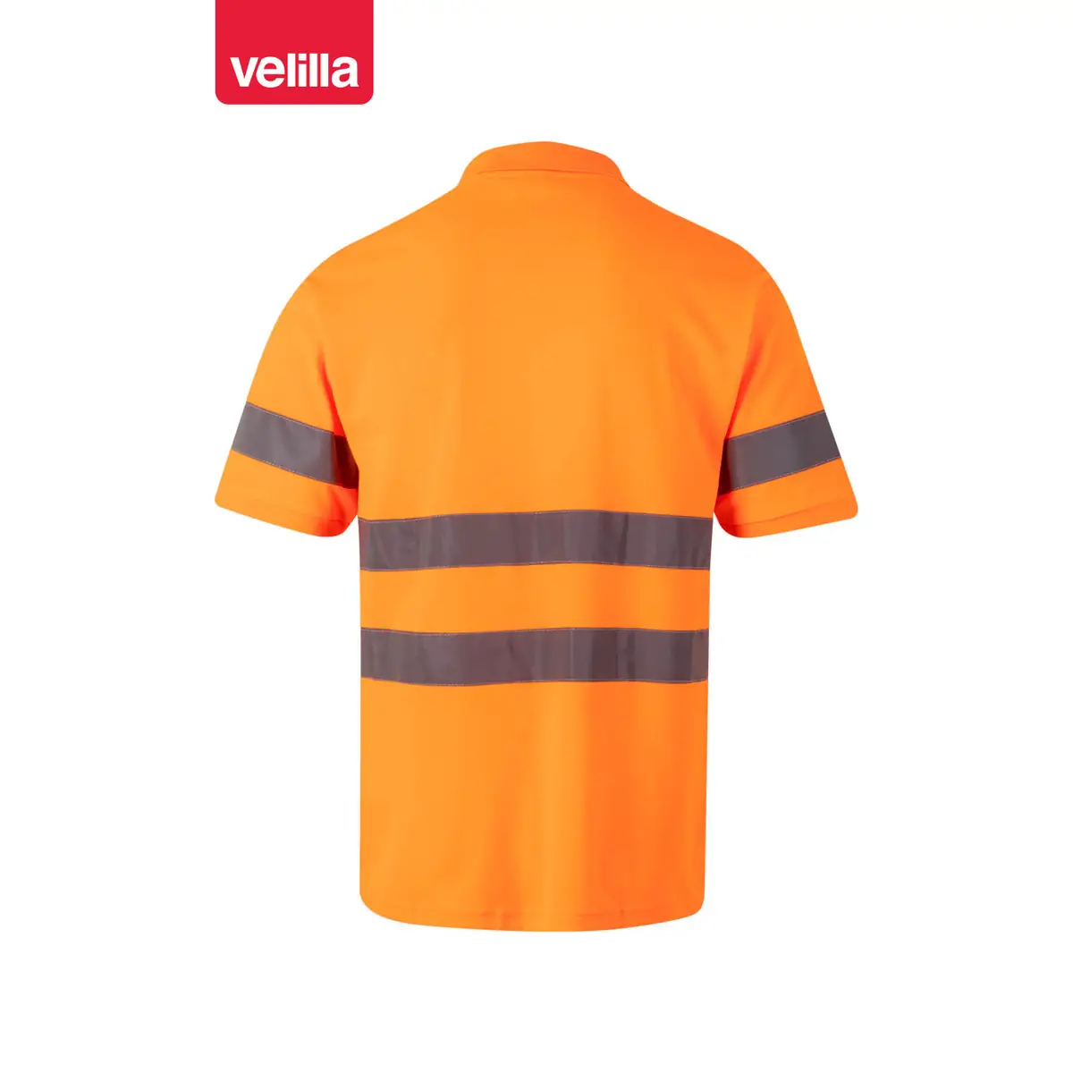 Polo manga corta Velilla 305512 6 Polo manga corta Velilla 305512 Naranja flúor, vista trasera
