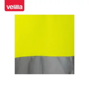 Polo manga corta Velilla 305512 Amarillo flúor, detalle de cinta reflectante