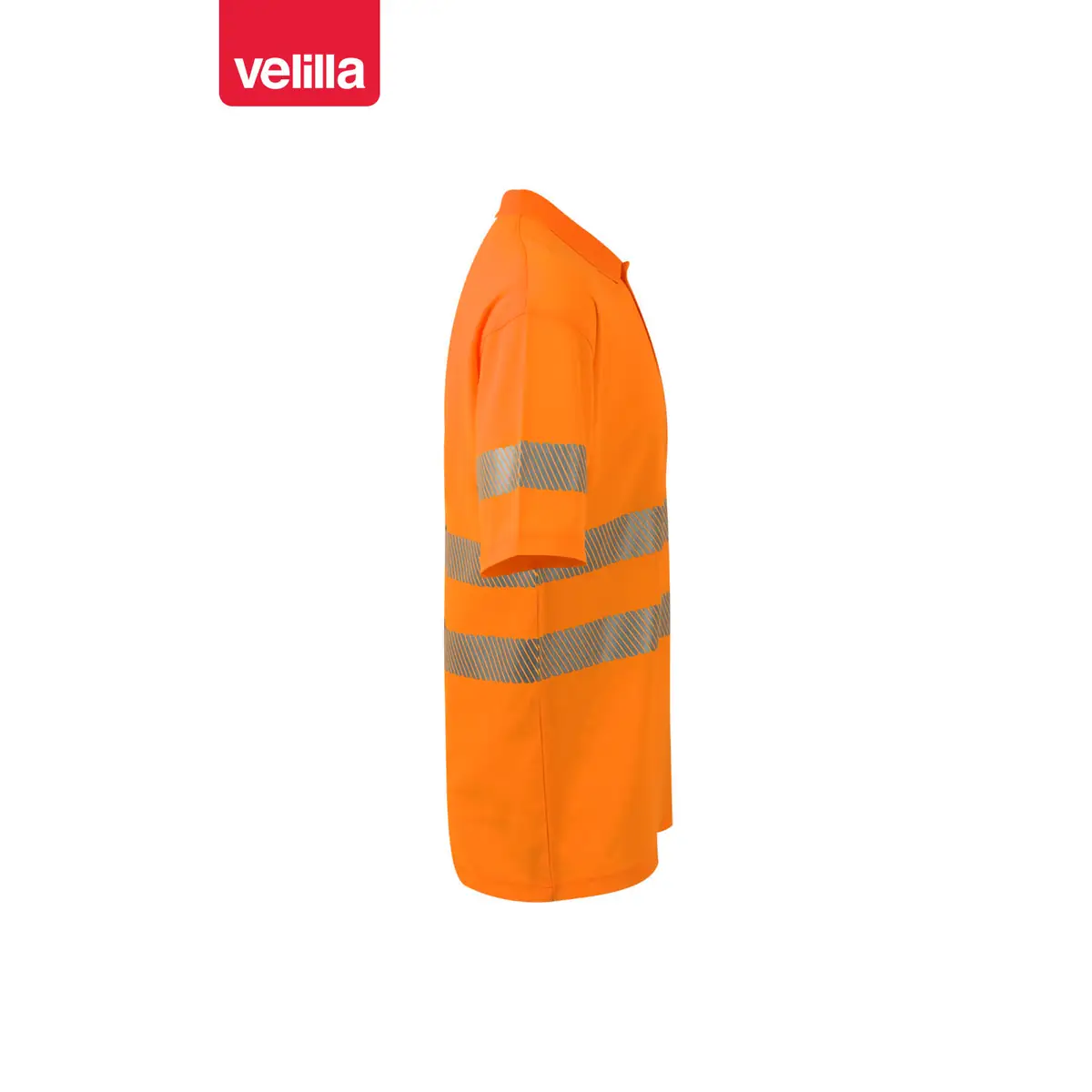 Polo manga corta Velilla 305522 7 Polo manga corta Velilla 305522 Naranja flúor, vista lateral opuesta