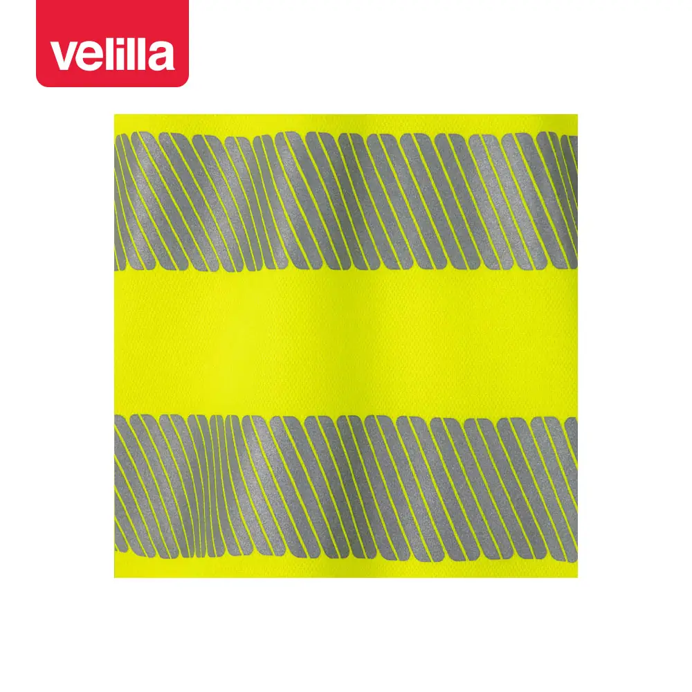 Polo manga corta Velilla 305522 9 Polo manga corta Velilla 305522 Amarillo flúor, detalle de cintas reflectantes