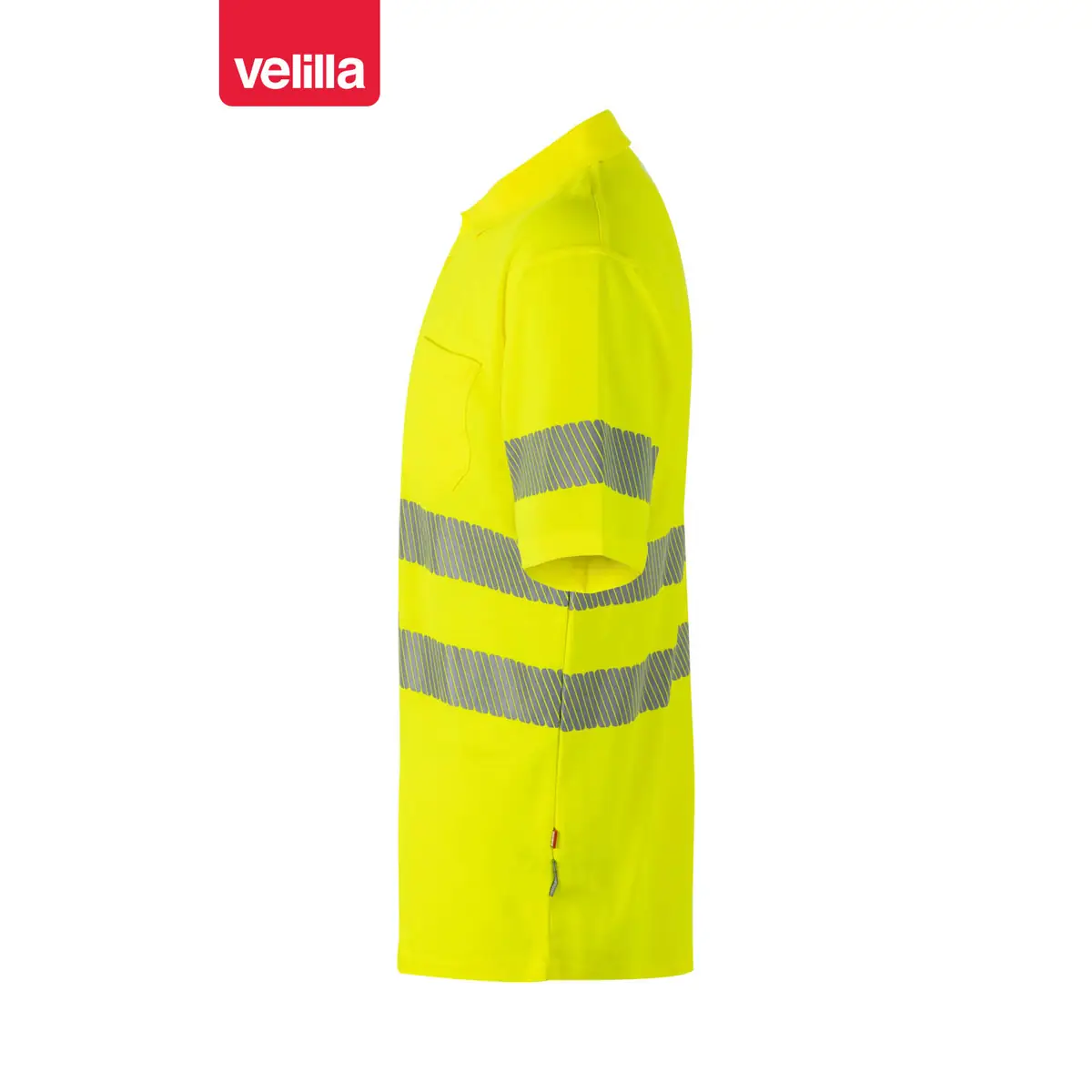 Polo manga corta Velilla 305522 2 Polo manga corta Velilla 305522 Amarillo flúor, vista lateral