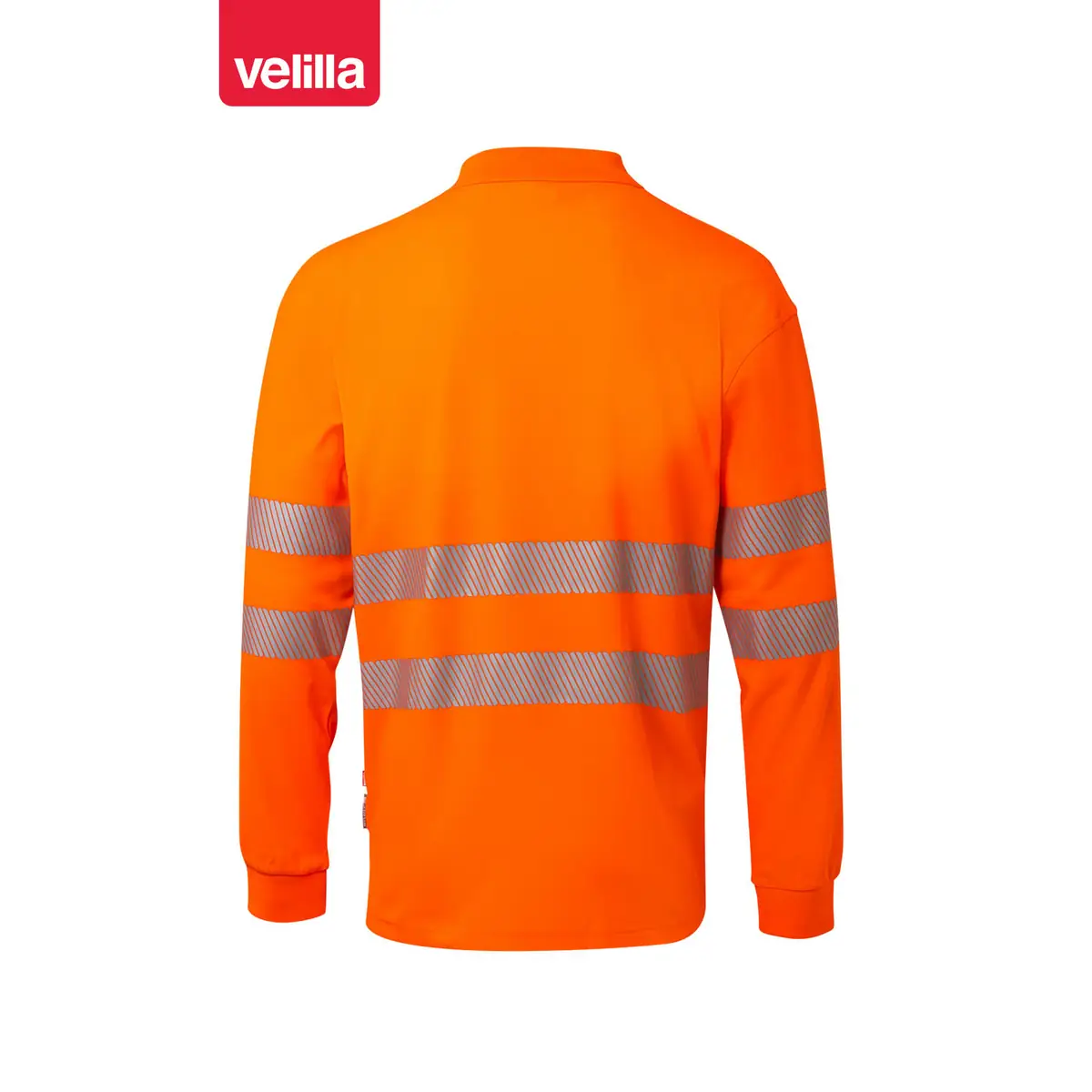 Polo manga larga Velilla 305524 8 Polo manga larga Velilla 305524 Naranja flúor, vista trasera