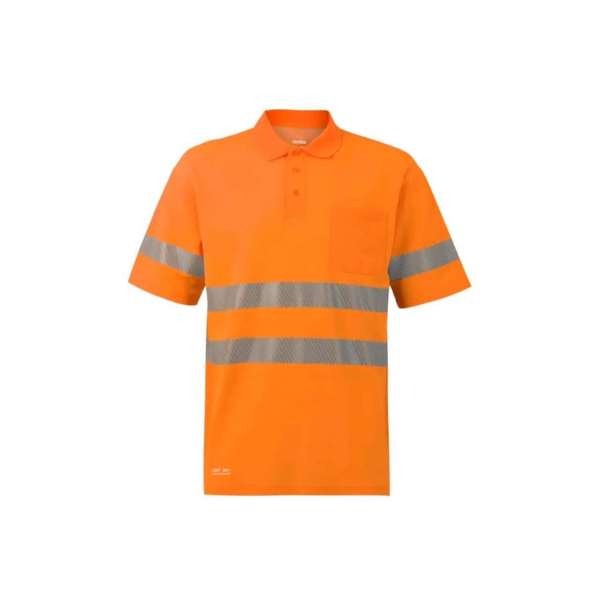 Polo manga corta Velilla 305542 4 Polo manga corta Velilla 305542 Naranja flúor, vista frontal