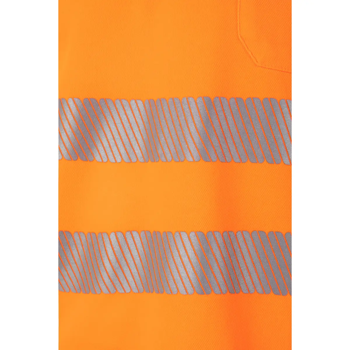 Polo manga corta Velilla 305542 10 Polo manga corta Velilla 305542 Naranja flúor, detalle de cintas reflectantes