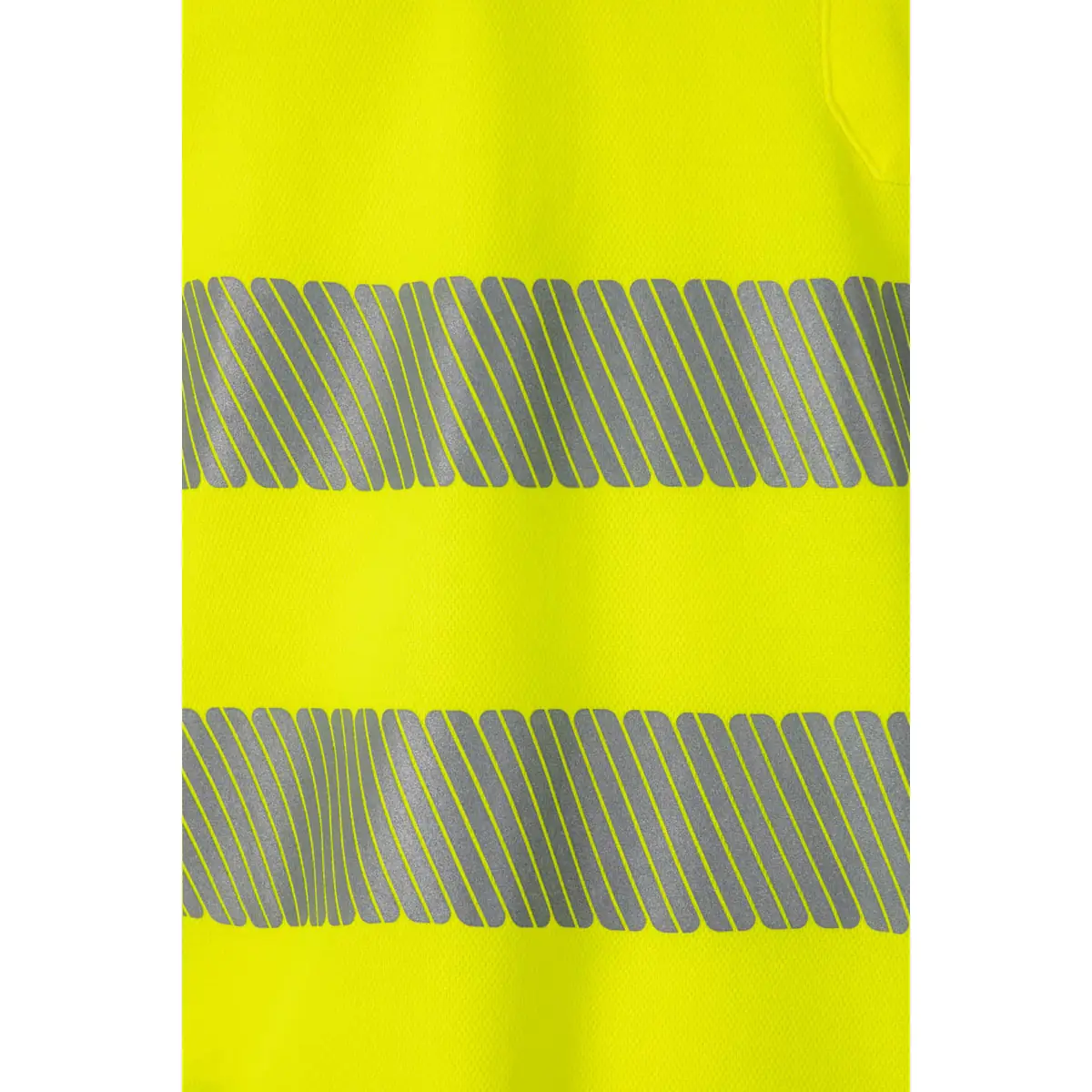 Polo manga corta Velilla 305542 8 Polo manga corta Velilla 305542 Amarillo flúor, detalle de cintas reflectantes