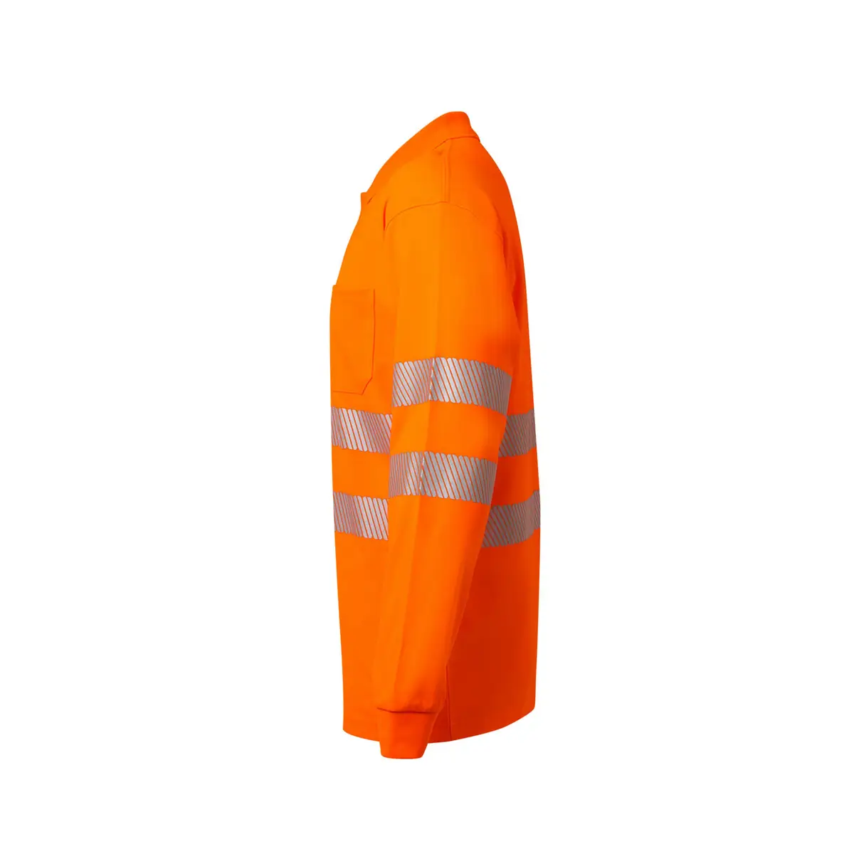 Polo manga larga Velilla 305544 6 Polo manga larga Velilla 305544 Naranja flúor, vista lateral