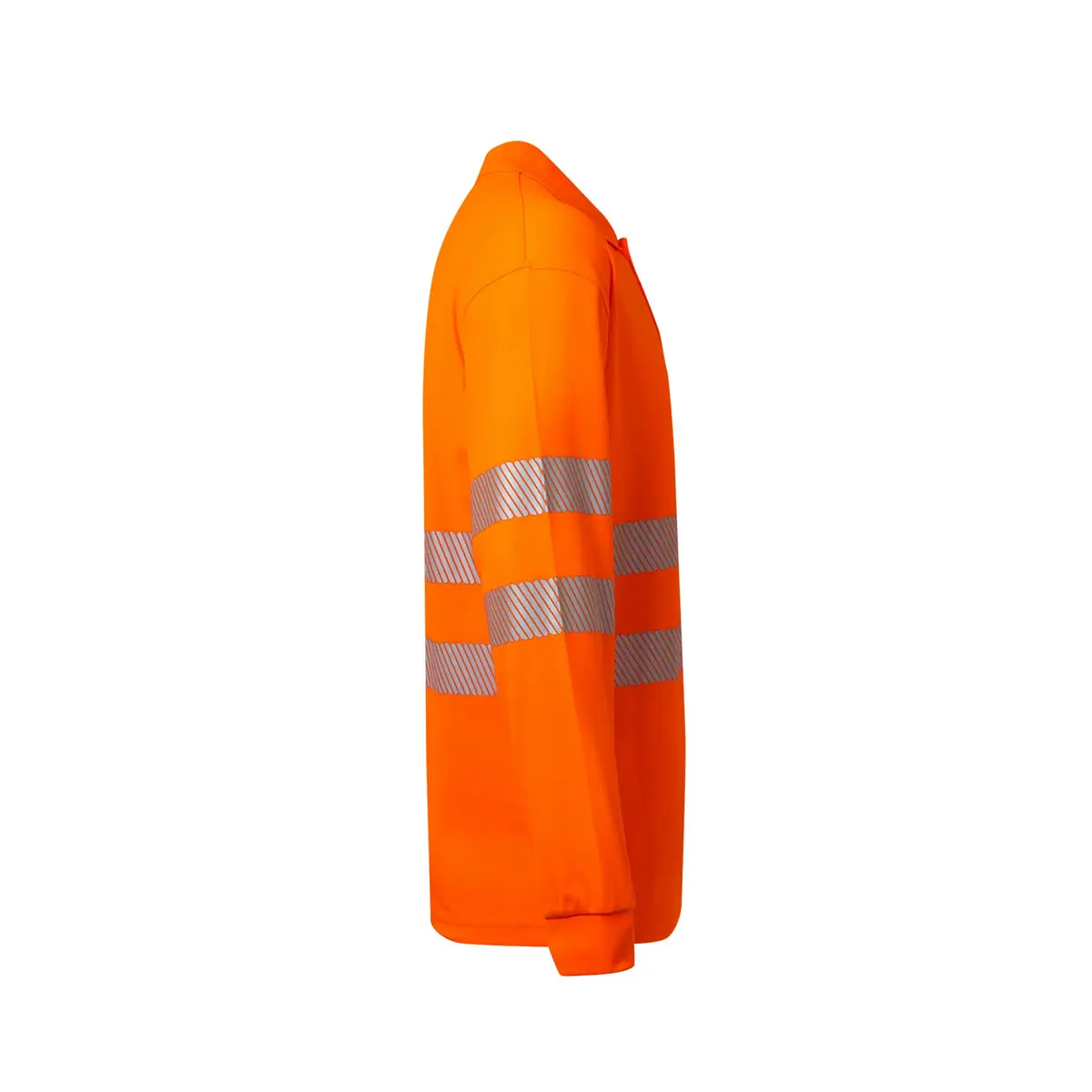 Polo manga larga Velilla 305544 7 Polo manga larga Velilla 305544 Naranja flúor, vista lateral opuesta