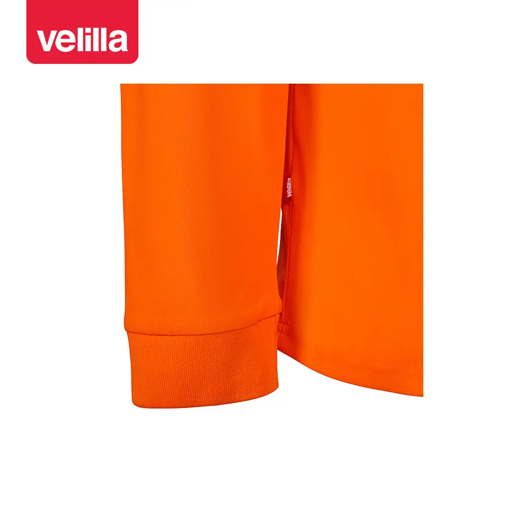 Camiseta técnica manga larga Velilla 305604 11 Camiseta técnica manga larga Velilla 305604 naranja flúor, detalle de puño