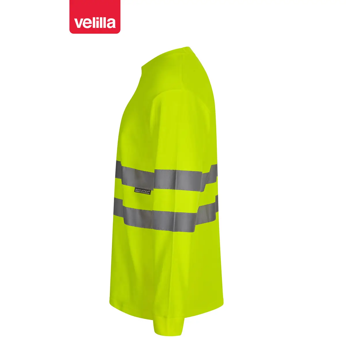 Camiseta técnica manga larga Velilla 305604 2 Camiseta técnica manga larga Velilla 305604 amarillo flúor, vista lateral