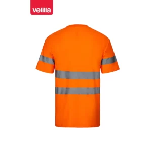 Camiseta manga corta Velilla 305612 Naranja flúor, vista trasera