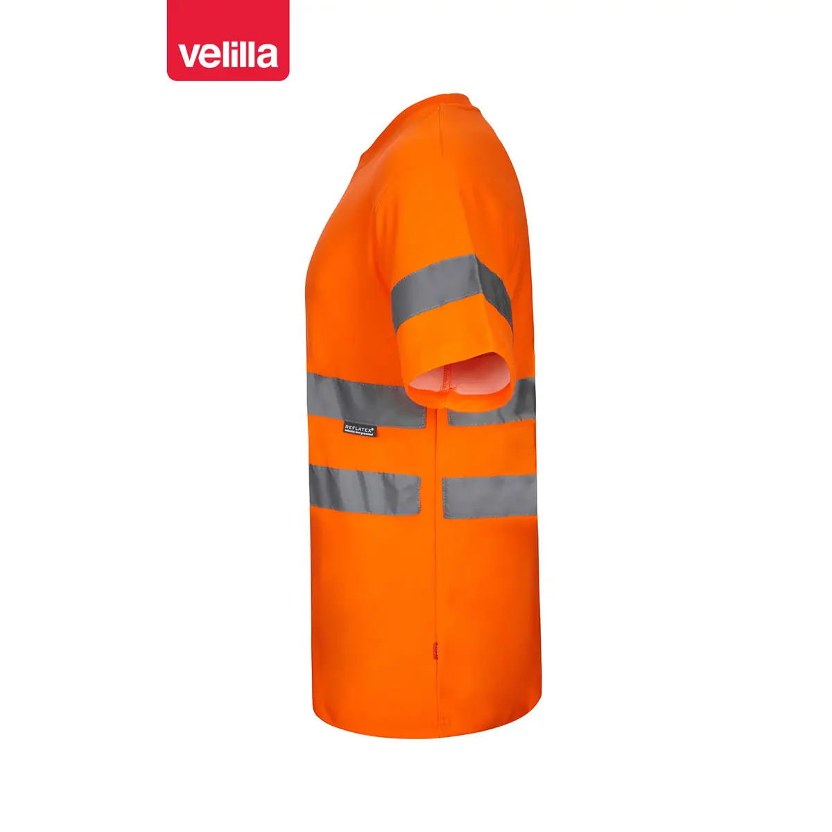 Camiseta manga corta Velilla 305612 5 Camiseta manga corta Velilla 305612 Naranja flúor, vista lateral