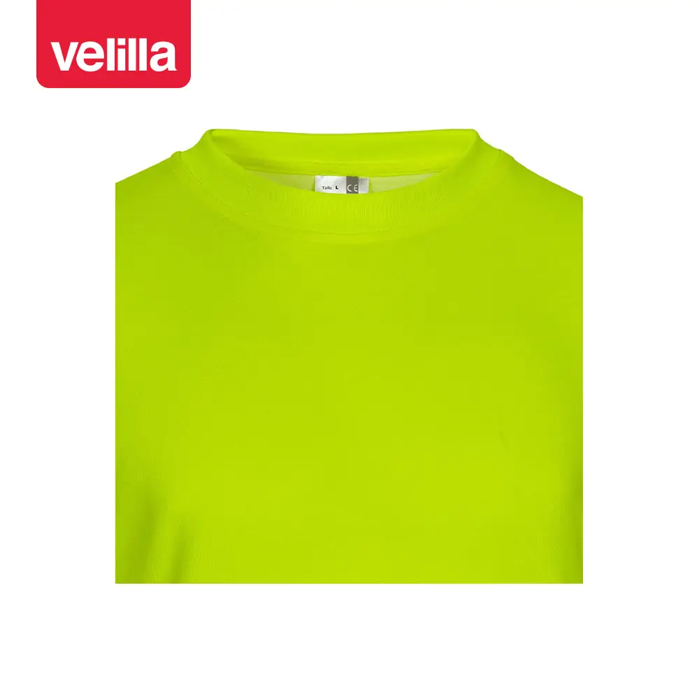 Camiseta manga corta Velilla 305612 7 Camiseta manga corta Velilla 305612 Amarillo flúor, detalle de cuello