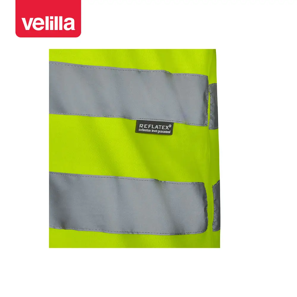 Camiseta manga corta Velilla 305612 8 Camiseta manga corta Velilla 305612 Amarillo flúor, detalle de cintas reflectantes