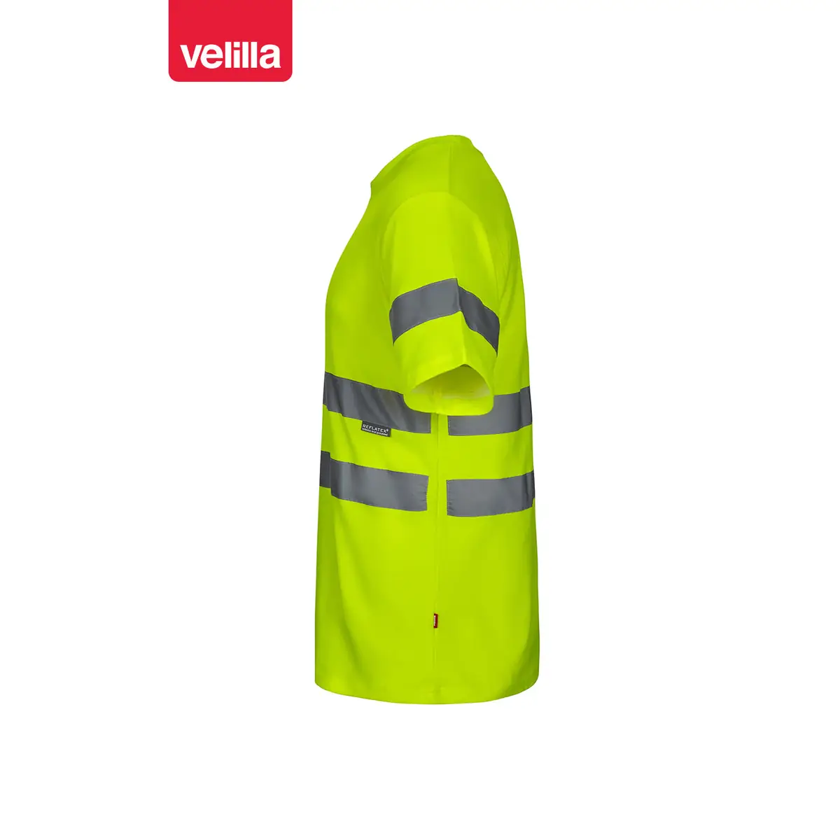 Camiseta manga corta Velilla 305612 2 Camiseta manga corta Velilla 305612 Amarillo flúor, vista lateral