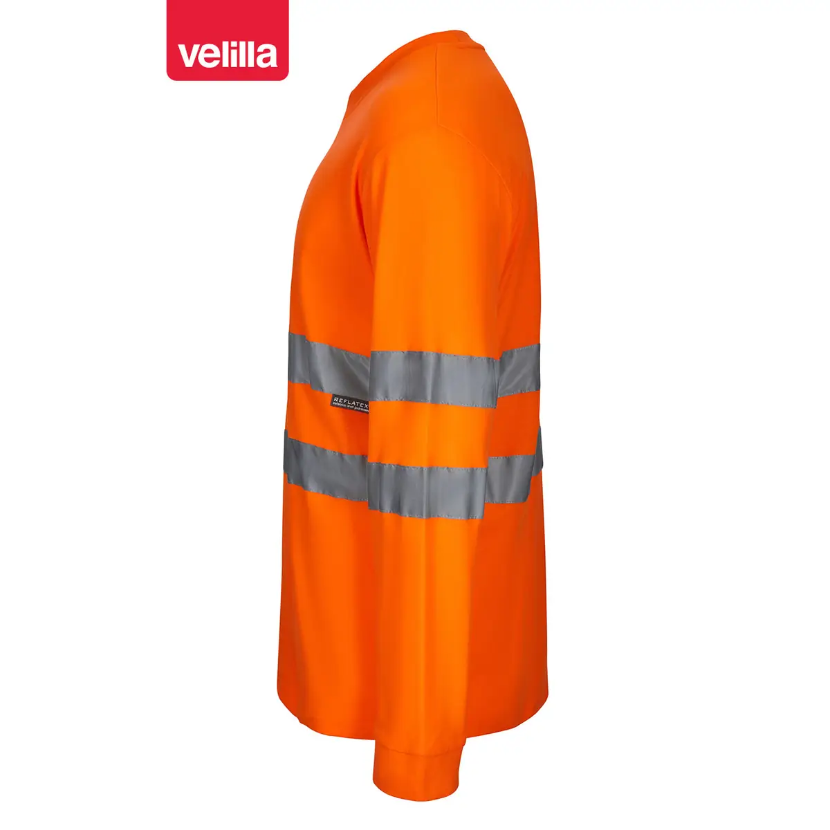 Camiseta manga larga Velilla 305614 6 Camiseta manga larga Velilla 305614 Naranja flúor, vista lateral