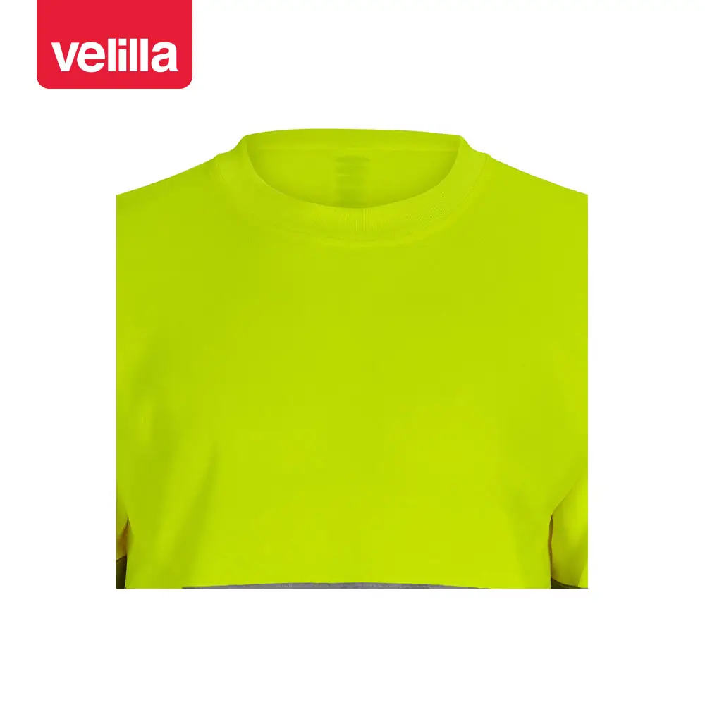 Camiseta manga larga Velilla 305614 9 Camiseta manga larga Velilla 305614 Amarillo flúor, detalle de cuello