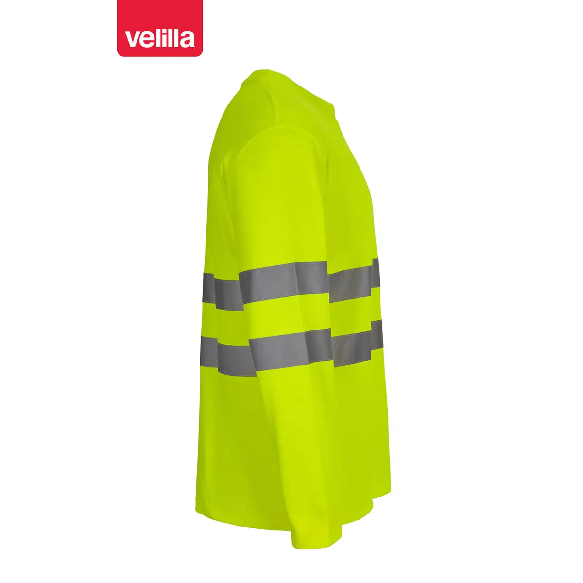 Camiseta manga larga Velilla 305614 3 Camiseta manga larga Velilla 305614 Amarillo flúor, vista lateral opuesta