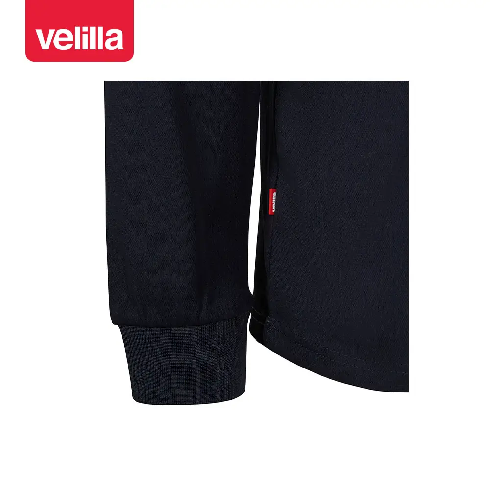Camiseta bicolor manga larga Velilla 305615 14 Camiseta bicolor manga larga Velilla 305615 Azul navy/Amarillo flúor, detalle de puño