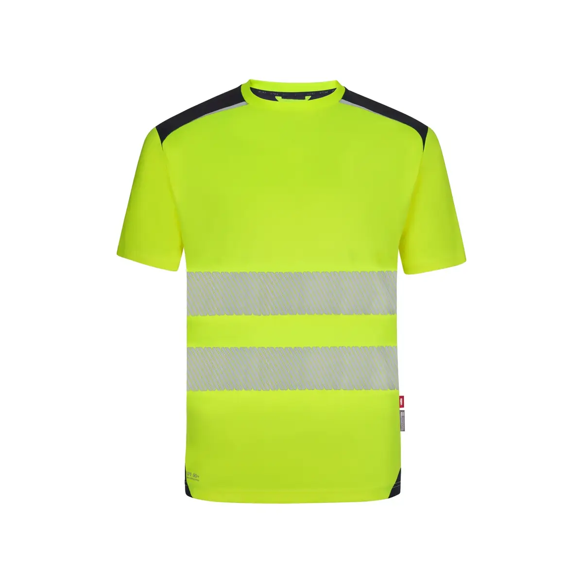Camiseta técnica Velilla 305630 V.Dynamix Hi Vis 10 Camiseta técnica Velilla 305630 V.Dynamix Hi Vis Negro/Amarillo flúor, vista frontal