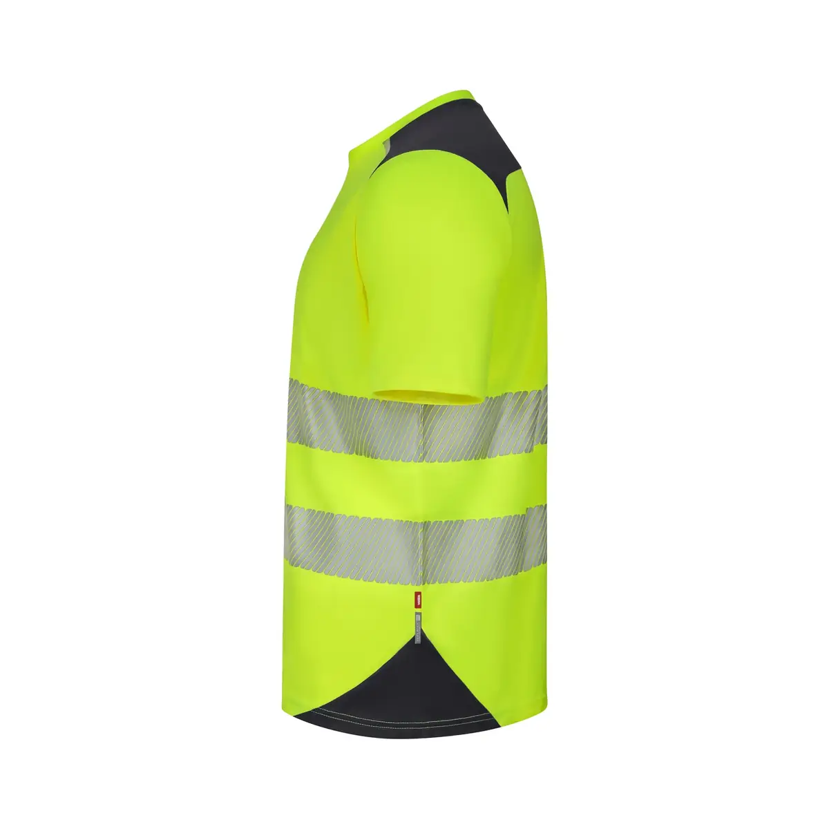 Camiseta técnica Velilla 305630 V.Dynamix Hi Vis 11 Camiseta técnica Velilla 305630 V.Dynamix Hi Vis Negro/Amarillo flúor, vista lateral