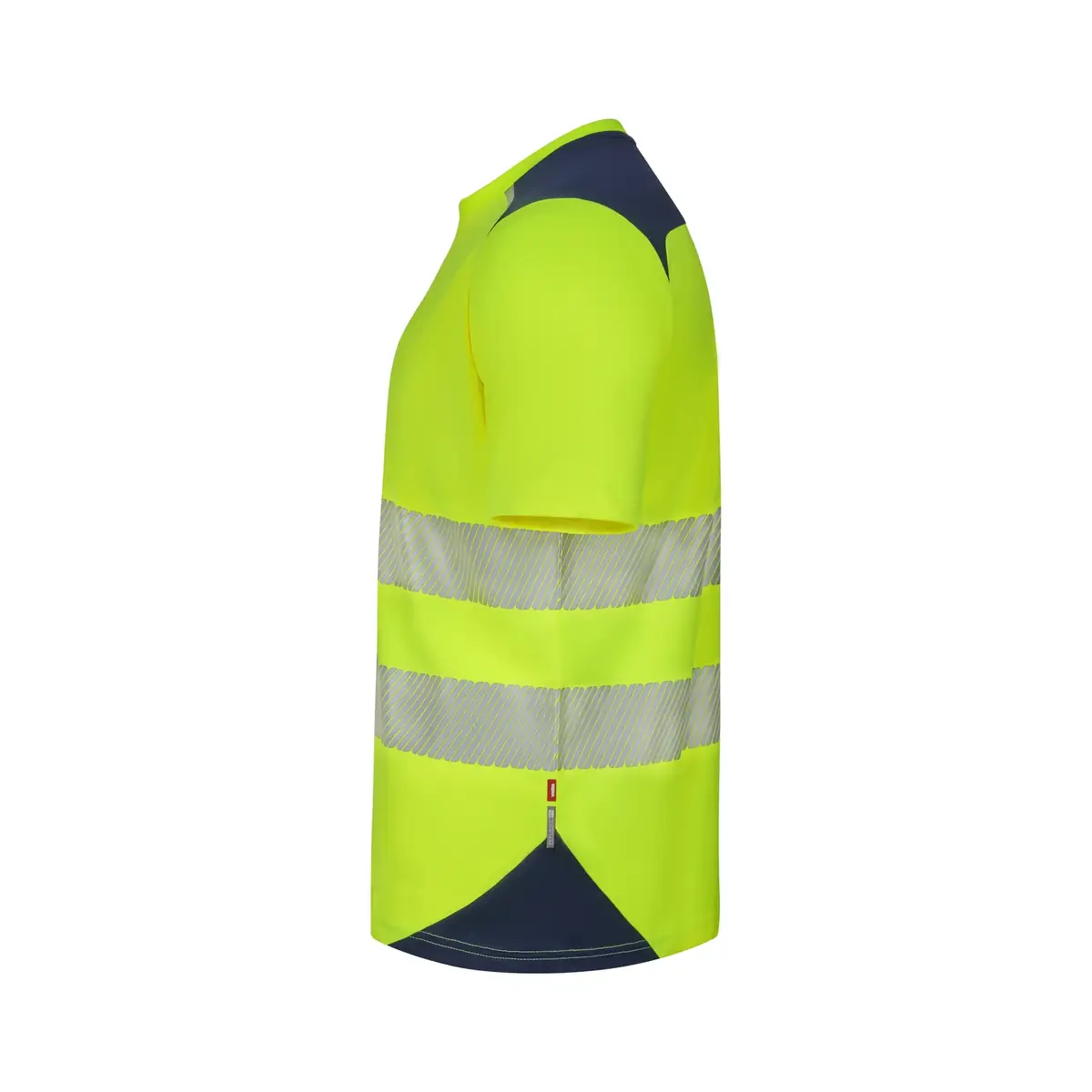 Camiseta técnica Velilla 305630 V.Dynamix Hi Vis 3 Camiseta técnica Velilla 305630 V.Dynamix Hi Vis Azul navy/Amarillo flúor, vista lateral