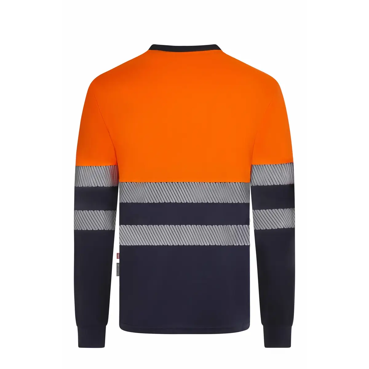 Camiseta bicolor manga larga Velilla 305645 12 Camiseta bicolor manga larga Velilla 305645 Azul navy/Naranja flúor, vista trasera