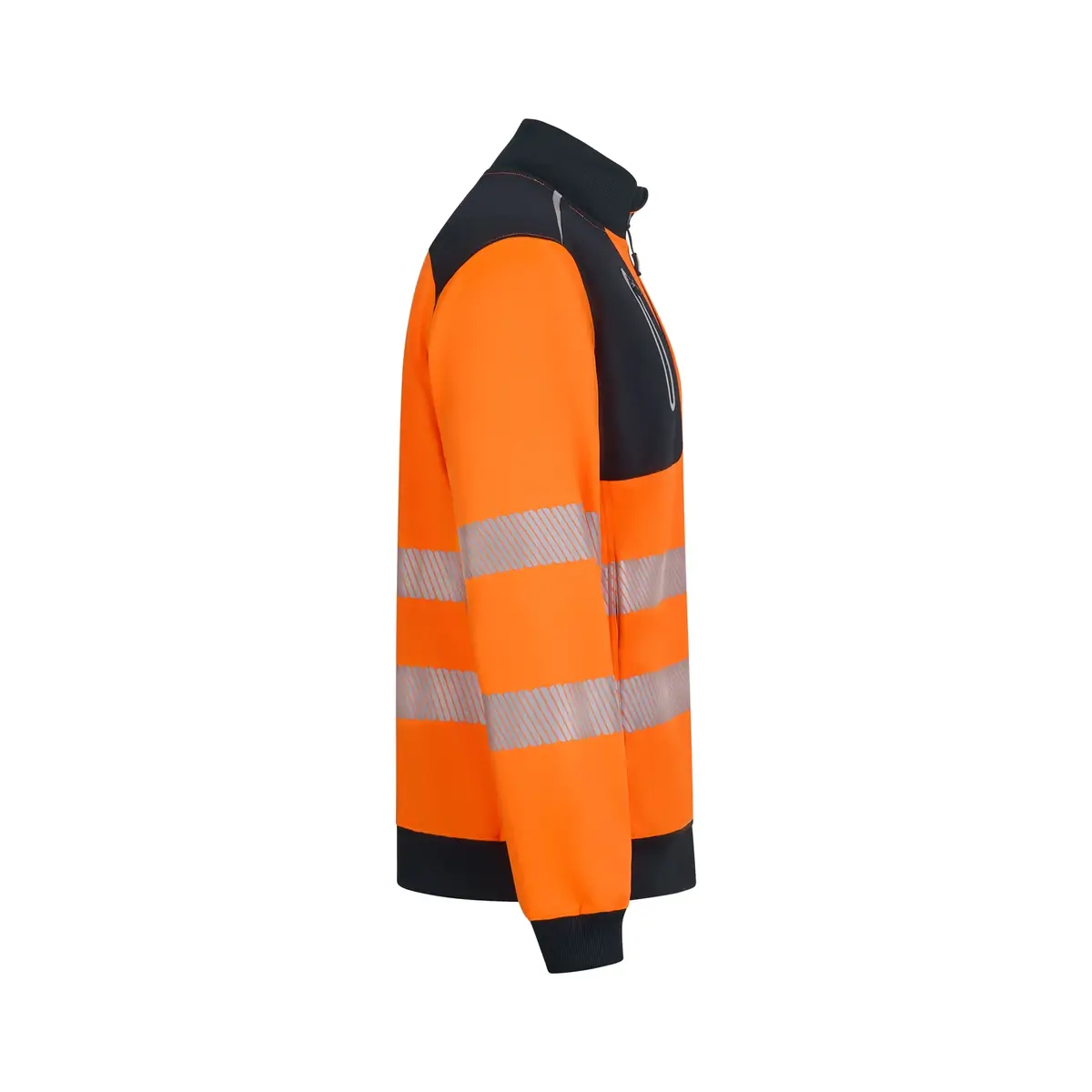 Chaqueta polar Velilla V.Dynamix Hi Vis 305730 16 Chaqueta polar Velilla V.Dynamix Hi Vis 305730 Negro/Naranja flúor, vista lateral opuesto
