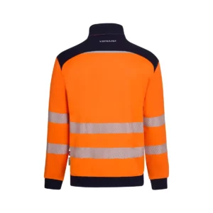 Chaqueta polar Velilla V.Dynamix Hi Vis 305730 Azul navy/Naranja flúor, vista trasera