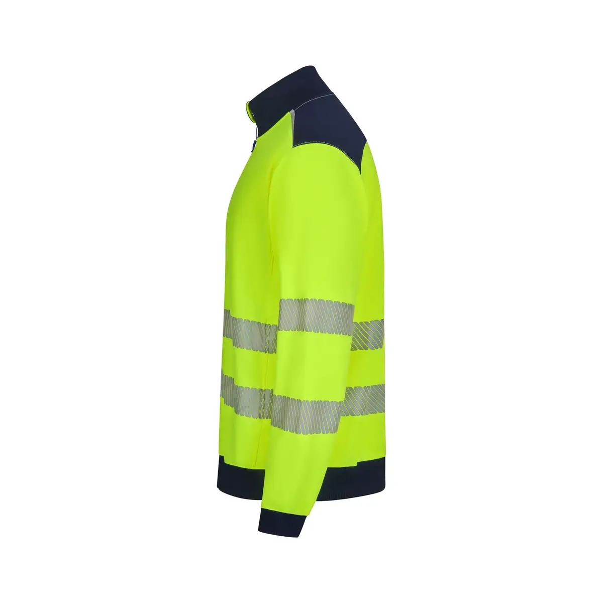 Chaqueta polar Velilla V.Dynamix Hi Vis 305730 3 Chaqueta polar Velilla V.Dynamix Hi Vis 305730 Azul navy/Amarillo flúor, vista lateral