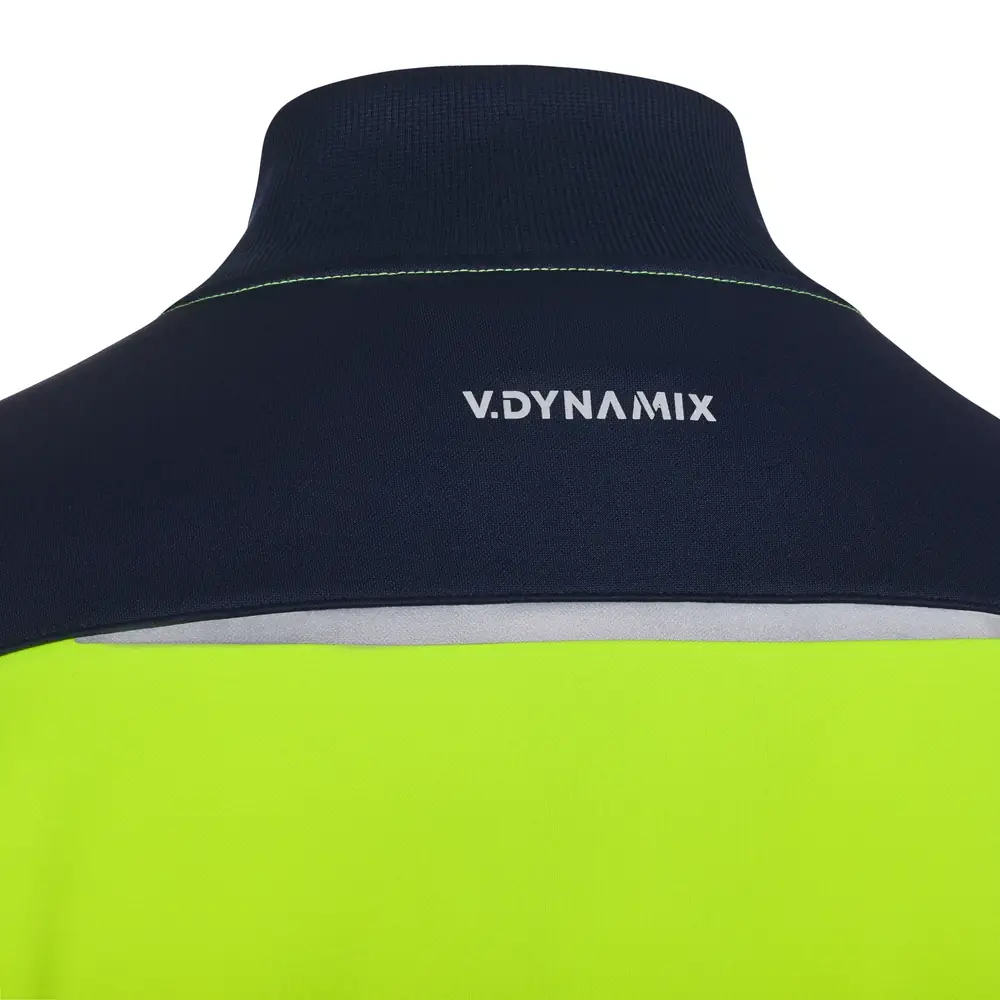 Chaqueta polar Velilla V.Dynamix Hi Vis 305730 20 Chaqueta polar Velilla V.Dynamix Hi Vis 305730 Azul navy/Amarillo flúor, detalle de parte trasera del cuello