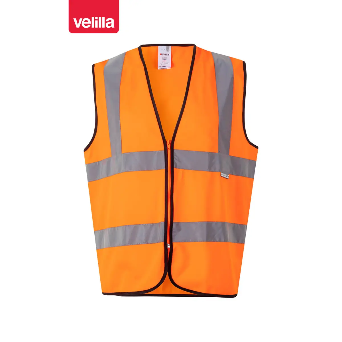 Chaleco alta visibilidad Velilla 305901 4 Chaleco alta visibilidad Velilla 305901 Naranja flúor, vista frontal