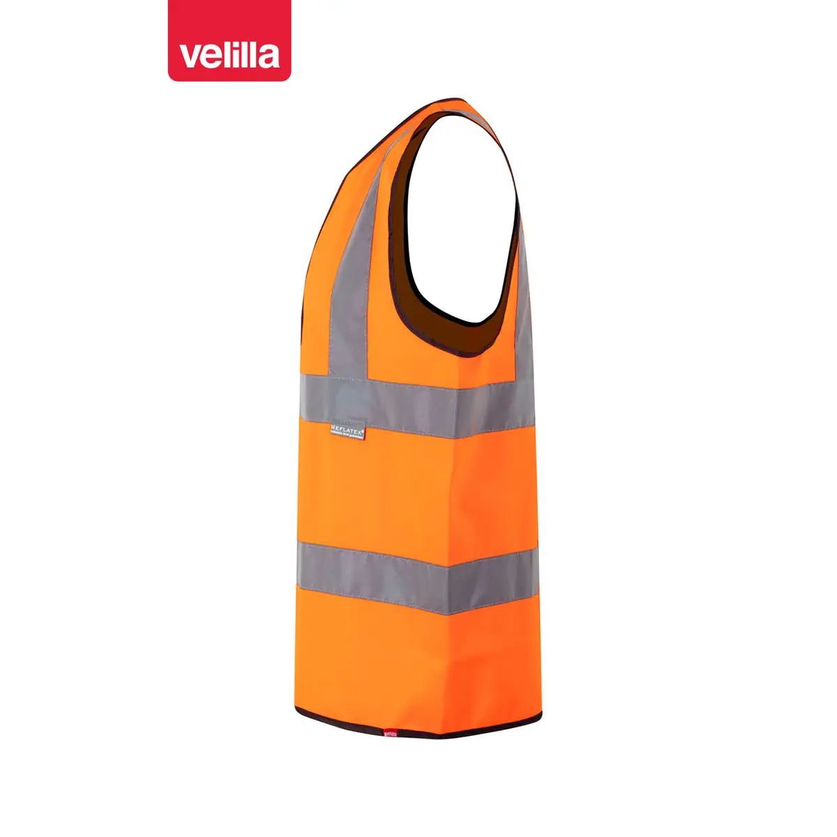 Chaleco alta visibilidad Velilla 305901 5 Chaleco alta visibilidad Velilla 305901 Naranja flúor, vista lateral