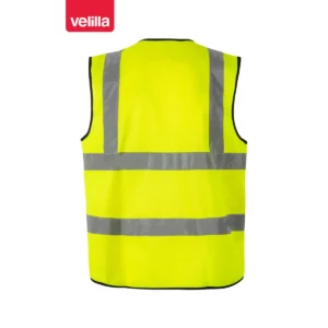 Chaleco alta visibilidad Velilla 305901 Amarillo flúor, vista trasera