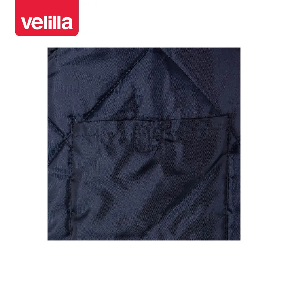 Chaleco acolchado bicolor Velilla 305902 12 Chaleco acolchado bicolor Velilla 305902 Azul navy/Naranja flúor, detalle de bolsillo interior