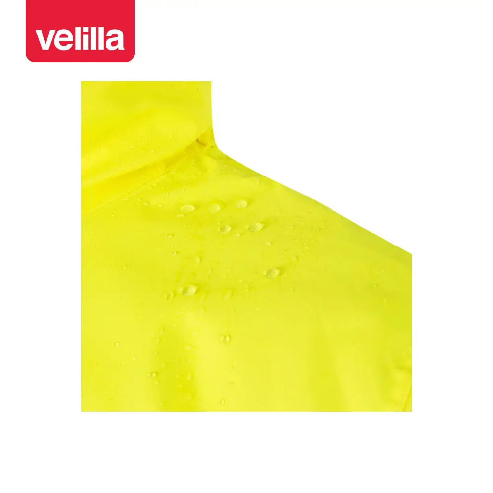 Parka bicolor alta visibilidad Velilla 306002 8 Parka bicolor alta visibilidad Velilla 306002 Gris/Amarillo flúor, detalle de tejido exterior