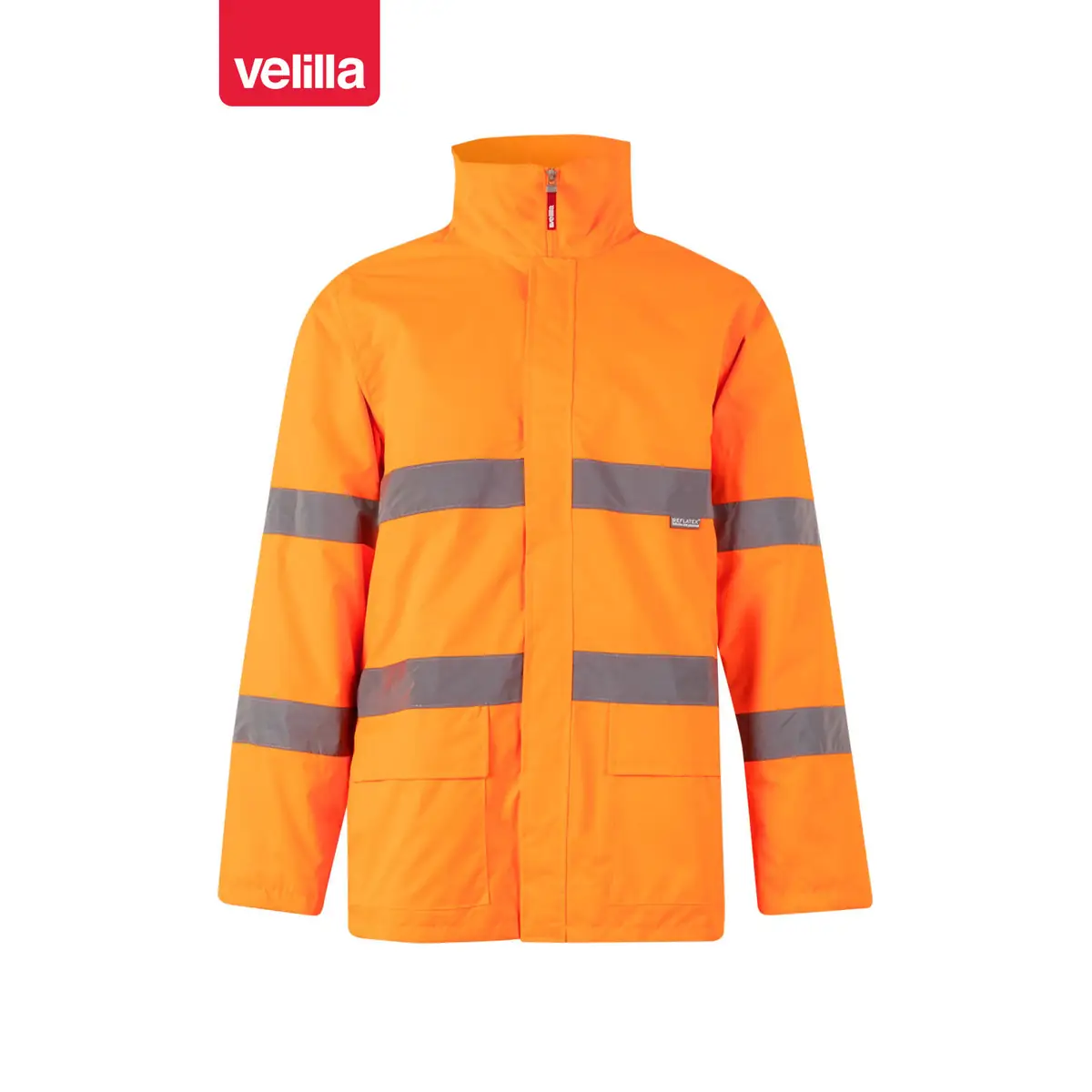 Parka alta visibilidad Velilla 306004 4 Parka alta visibilidad Velilla 306004 Naranja flúor, vista frontal