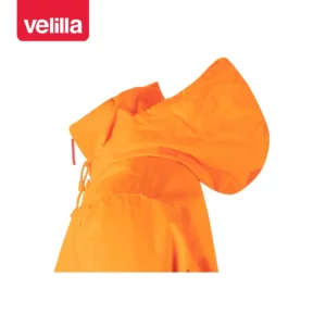 Parka alta visibilidad Velilla 306004 Naranja flúor, detalle de capucha