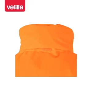 Parka alta visibilidad Velilla 306004 Naranja flúor, detalle de parte trasera del cuello