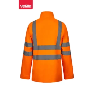 Cazadora softshell alta visibilidad Velilla 306005 naranja flúor, vista trasera