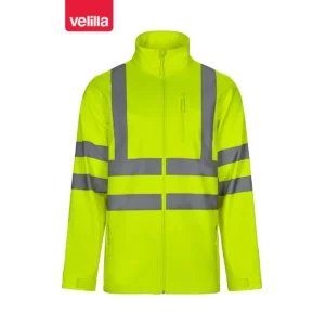 Cazadora softshell alta visibilidad Velilla 306005 amarillo flúor, vista frontal