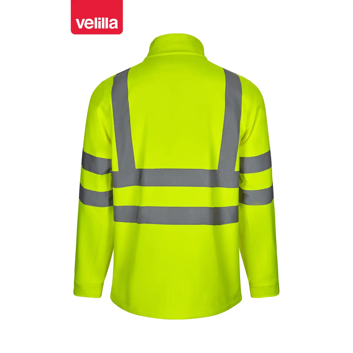 Cazadora softshell alta visibilidad Velilla 306005 3 Cazadora softshell alta visibilidad Velilla 306005 amarillo flúor, vista trasera