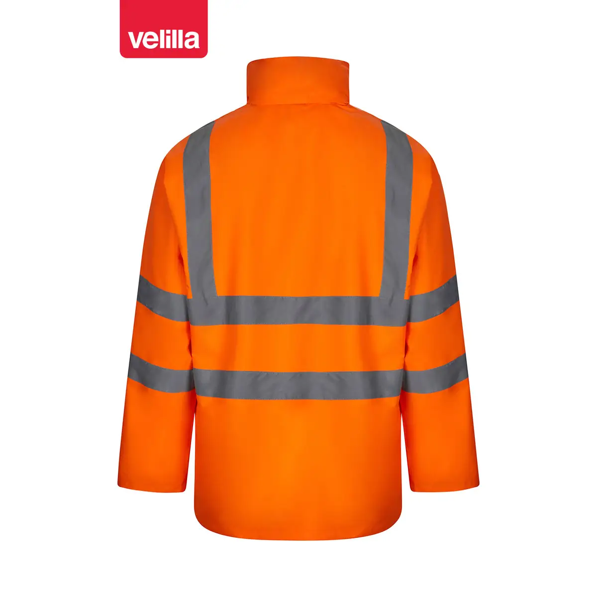 Parka 4 en 1 alta visibilidad Velilla 306007 9 Parka 4 en 1 alta visibilidad Velilla 306007 Naranja flúor, vista trasera