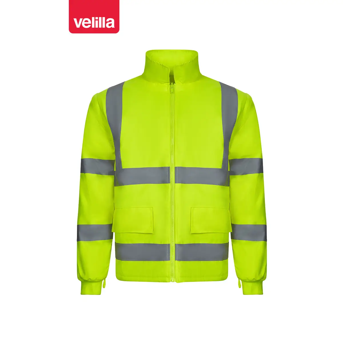 Parka 4 en 1 alta visibilidad Velilla 306007 5 Parka 4 en 1 alta visibilidad Velilla 306007 Amarillo flúor, vista frontal de la prenda interior
