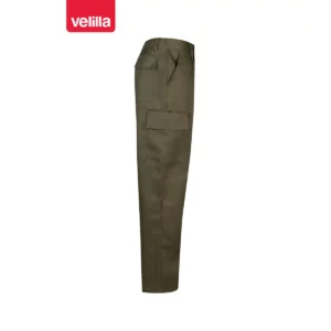 Pantalón multibolsillos Velilla 31601 Verde caza, vista lateral opuesta