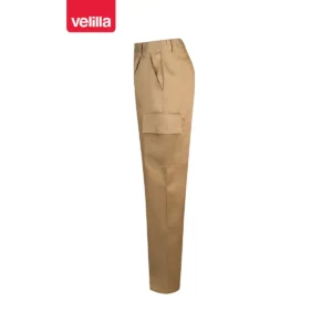 Pantalón multibolsillos Velilla 31601 Beige, vista lateral