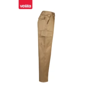 Pantalón multibolsillos Velilla 31601 Beige, vista lateral opuesta