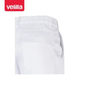 Pantalón multibolsillos Velilla 31601 Blanco, detalle de bolsillo trasero